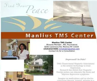 Manliustms.com(Manlius TMS Center of Syracuse) Screenshot