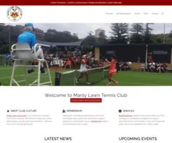 Manlylawn.com.au(Manly Lawn Tennis Club) Screenshot