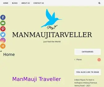 Manmaujitraveller.com(Rediscover Places with us) Screenshot