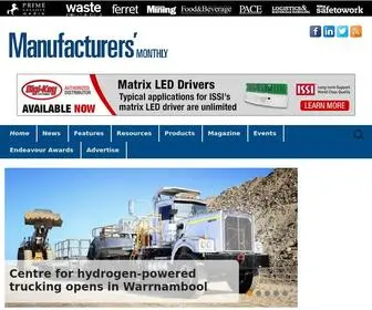 Manmonthly.com.au(Manufacturers' Monthly) Screenshot