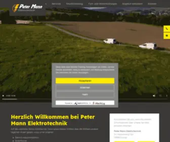 Mann-Elektrotechnik.de(TRANSIT-Informationsseite) Screenshot