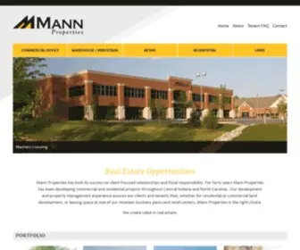 Mann-Properties.com(Mann Properties) Screenshot