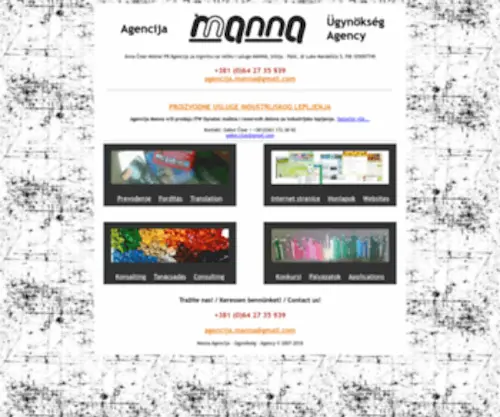 Manna-Agency.com(Fordítás) Screenshot