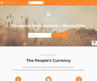 Mannabase.com(Manna) Screenshot