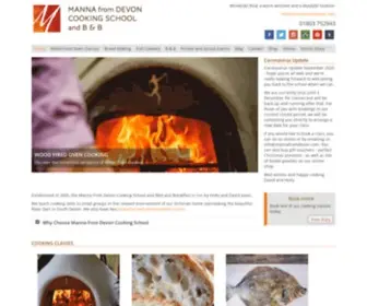 Mannafromdevon.com(Manna From Devon Cooking School) Screenshot