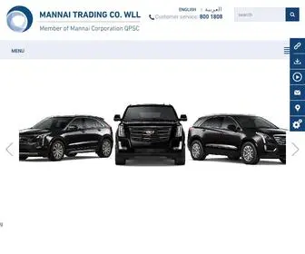 Mannaiautos.com(Mannai Automotive) Screenshot