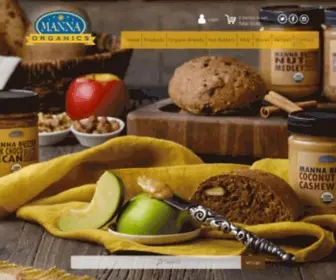 Mannaorganicbakery.com(Organic Bread) Screenshot