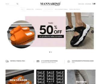 Mannarino.com.ar(Tienda Online de Mannarino) Screenshot