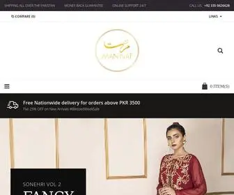 Mannatclothing.com(Mannat Clothing) Screenshot