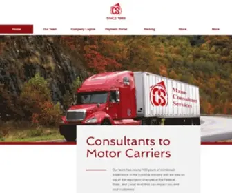 Mannconsultant.com(Consultant to Motor Carriers) Screenshot