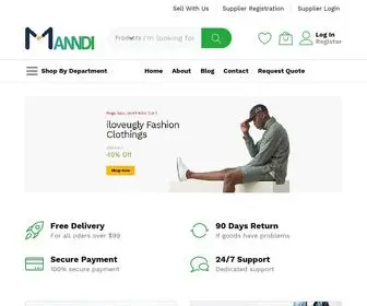 Manndi.pk(Most powerful Magento theme for your store online) Screenshot