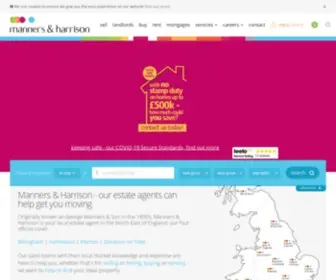 Mannersandharrison.co.uk(Estate Agents & Letting Agents) Screenshot
