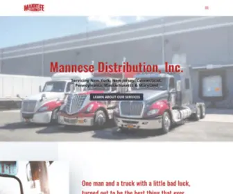 Mannesedistributioninc.com(Mannese Distribution Inc) Screenshot