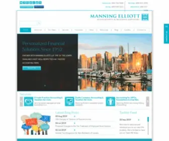 Manningelliott.com(Manning Elliott LLP) Screenshot