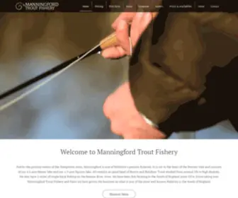 Manningfordtroutfishery.co.uk(Manningford Fishery) Screenshot