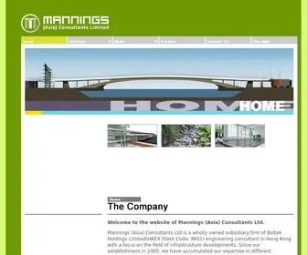 Manningsasia.com(Mannings (Asia) Consultants Ltd) Screenshot