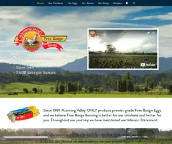 ManningValleyeggs.com.au(Manning Valley Free Range Eggs) Screenshot