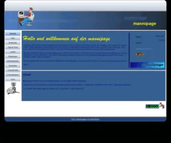 Mannipage.de(Computer) Screenshot