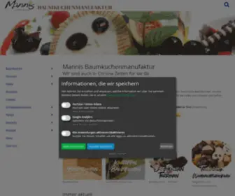 Mannis-Laden.com(Handgemachtes für die Gastronomie) Screenshot