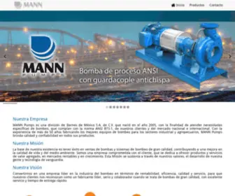 Mannpumps.com(MANN Pumps) Screenshot