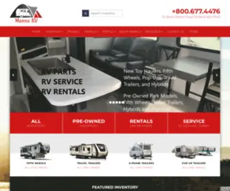 Mannsrv.com(Mann's RV) Screenshot