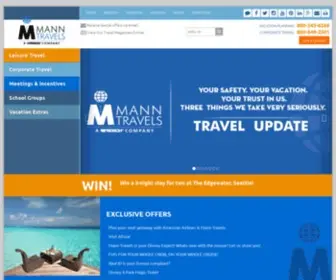 Manntravels.com(Mann Travels) Screenshot