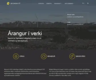Mannvit.is(Mannvit verkfræðistofa) Screenshot