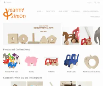 Mannyandsimon.com(Create an Ecommerce Website and Sell Online) Screenshot