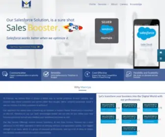 Mannyats.com(Mannya Techno Solutions) Screenshot