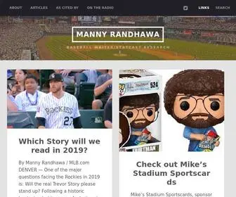 Mannyball.com(Manny Randhawa) Screenshot