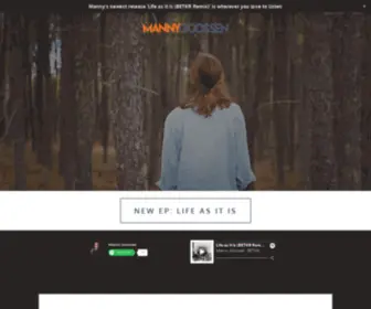 Mannygoossen.com(Manny Goossen) Screenshot