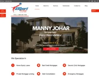 Mannyjohar.ca(Private Lenders Toronto) Screenshot