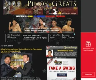 Mannypacquiao.ph(THE NEW PACLAND) Screenshot