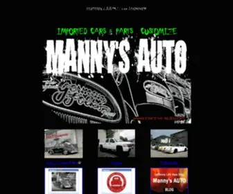 Mannys-Auto.com(Manny's AUTO) Screenshot