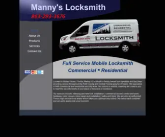 Mannyslocksmith.com(Manny's Locksmith) Screenshot