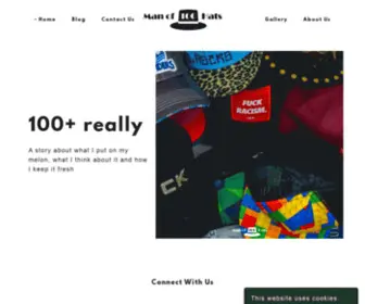 Manof100Hats.com(The Man of 100 hats) Screenshot