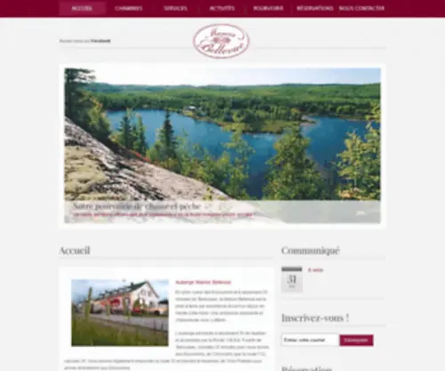 Manoirbellevue.com((Manoir Bellevue)) Screenshot