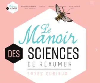 Manoirdessciencesdereaumur.fr(Accueil) Screenshot