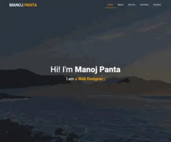 ManojPanta.com.np(Manoj Panta) Screenshot