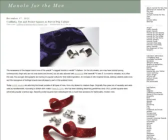 Manolomen.com(Manolo for the Men) Screenshot