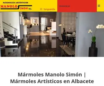 Manolosimon.com(Mármoles Manolo Simón) Screenshot