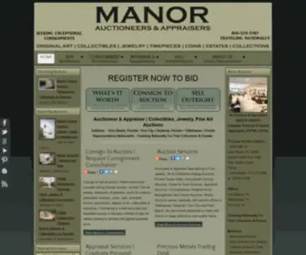 Manorauctions.com Screenshot