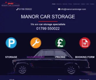 Manorcarstorage.com(Manor Car Storage) Screenshot