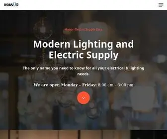 Manorelectricny.com(Lighting Fixtures & Equipment) Screenshot