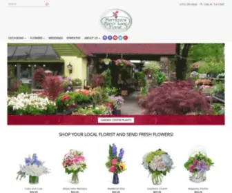 Manorlaneflorist.com(Yardley Florist) Screenshot