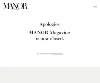 Manormagazine.co.uk(MANOR) Screenshot