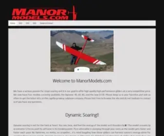 Manormodels.com(Dynamic Slope Gliders designed by Joe Manor) Screenshot