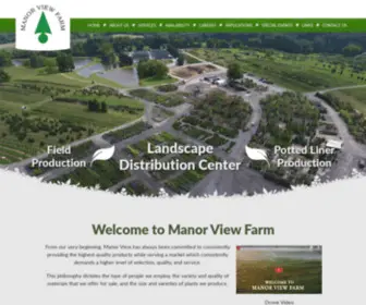 Manorview.com(Manor View Farm) Screenshot