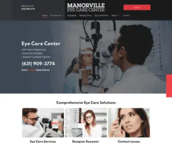 Manorvilleeyecarecenter.com(Manorville Eye Care Center Eye Care Solutions Manorville) Screenshot