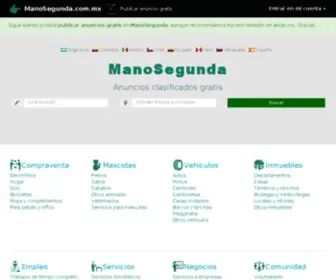 Manosegunda.com.mx(Segunda mano México) Screenshot
